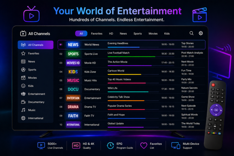 IPTV channel list